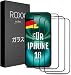 Produktbild ROXX NEO Japanisches 9H 3D Schutzglas (3 Stück) | Volle Displayabdeckung | Für iPhone 16 | Härter | Klarer | Kratzresistenter | Schließt perfekt mit ROXX Hüllen ab