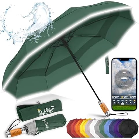 Royal Walk Compact Windproof Travel Umbrella Cover