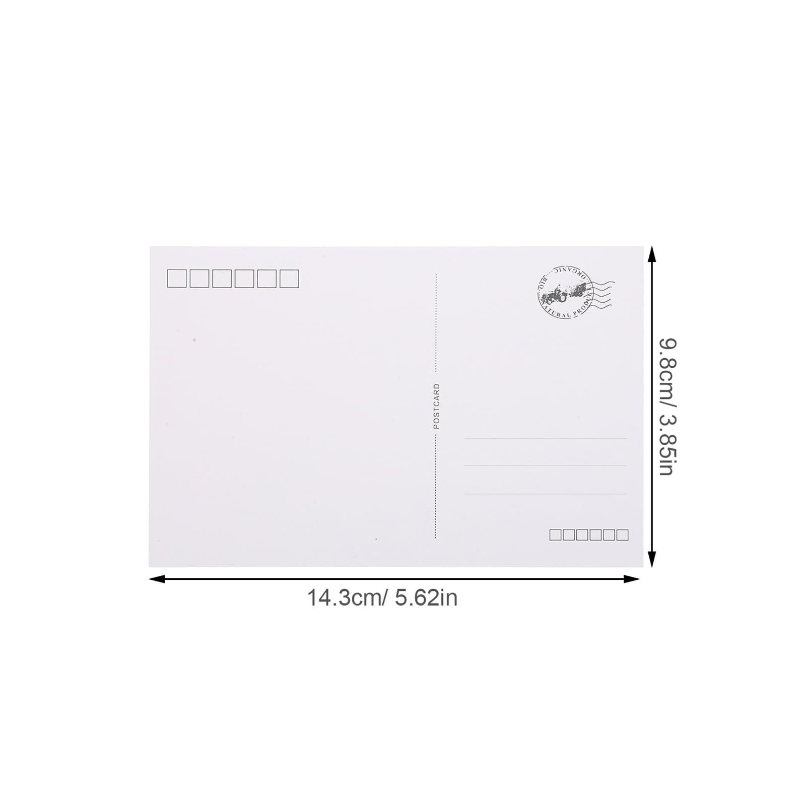 120 Leere Postkarten 4x6 Zoll Weißes Kartonpapier zum Schreiben