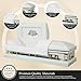 Overnight Caskets White Cross Lords Prayer Metal Funeral Casket w/White Velvet Interior - 18 Gauge Steel - Fully Appointed Adult Casket - Coffin Featuring Velvet Interior Lining w/Pillow & Throw Set