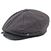 Jamicy TM Unisex Newsboy Leinen Vintage Hut Baker Malerhut Baker Maler Hut Britischer Stil Barett Outdoor Aktivitäten wie Angeln Wandern Camping Hut, Grau - dunkelgrau - Größe: Einheitsgröße
