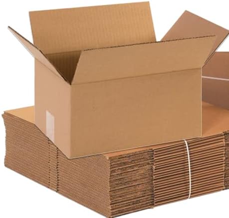 AVIDITI Shipping and Moving Boxes Large 12"L x 8"W x 6"H, 25-Pack | Corrugated Cardboard Box for Packing, Mailing and Storage 1286