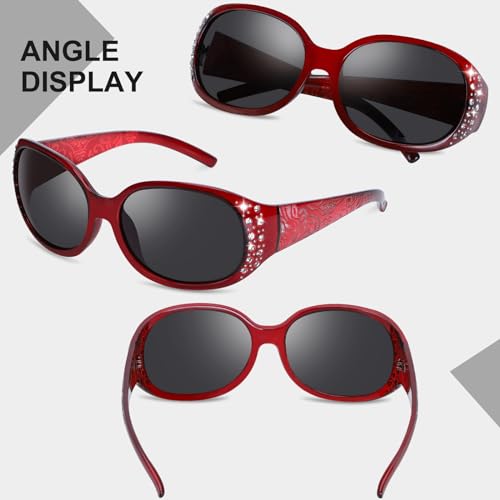 Image of HAOLOTA Polarized Sunglasses for Men Women Designer Driving Glasses Lightweight UV400 Protection