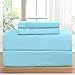 Best Seller Luxurious Pillowcases on Amazon! Elegant Comfort 1500 Thread Count Wrinkle,Fade and Stain Resistant 2-Piece Pillowcases- HypoAllergenic, Standard Size - Aqua Blue