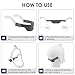 Replacement CPAP Headgear Strap, Nasal Pillow Head Strap Nose Cpap Mask Headgear Compatible with Dreamwear Respironics, Adjustable Elastic Soft, Reusable and Washable