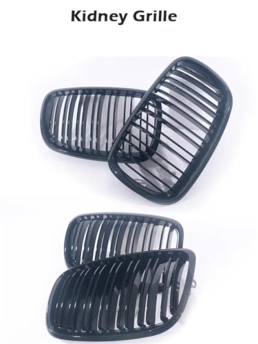Parrilla riñón de doble listón para BMW X5 E70 y X6 E71 modelos 2007 a 2013 2