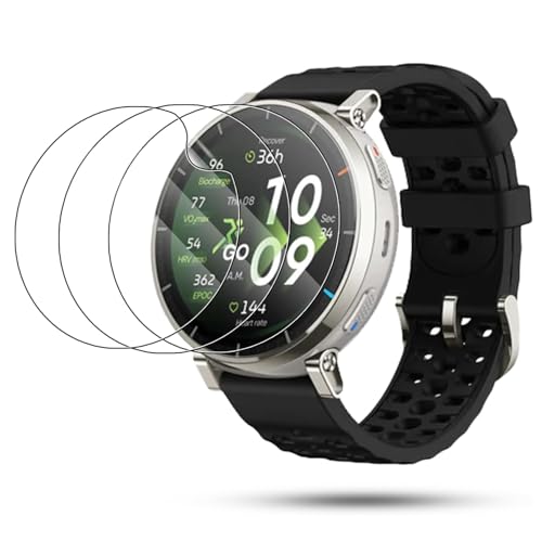 �y3���Z�b�g�zFor Amazfit Active 3 Premium �t�B���� Amazfit Active3 Premium �ی�t�B���� �ylarfbulroc�zTPU���E���𕂂��Ȃ��E�����ߗ��E�����^�E�w��h�~�E��ʑN�₩�����ׁE�\��t���ȒP