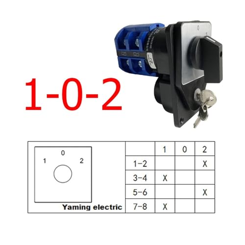 Selector de circuito 63A LW26-63/2 con llave para solucionar fallos de tensión 2