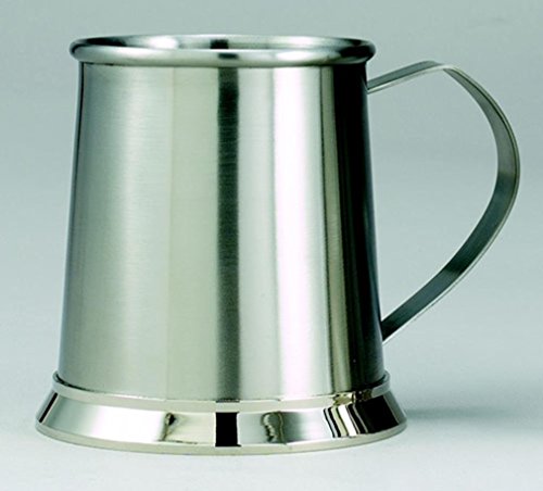 Creative Gifts International 20 Oz. Bright Stainless Steel Tankard Finish: Satin