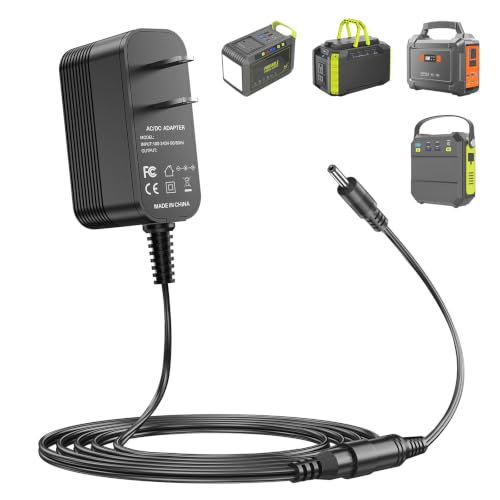 Image of 19V Charger for MARBERO M82 Portable Power Station Power Supply for MARBERO M82 M82MAX M822 M822MAX M87 M88 M168 Solar Generator Battery Power Cord