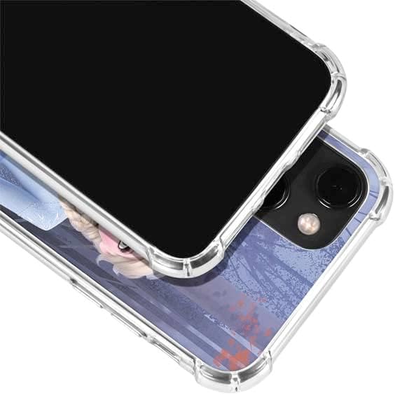 Skinit Clear Phone Case Compatible with iPhone 14 Plus - Officially Licensed Disney Frozen II Anna and Elsa Design