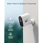 AOSU Security Cameras Wireless Outdoor Home System, True 2K HD Night Vision, No Subscription, 240-Day Battery Life, 166° Wide View, Spotlight & Siren Alarm, Motion Alert, Support 2.4G & 5G WiFi Router - Image 4