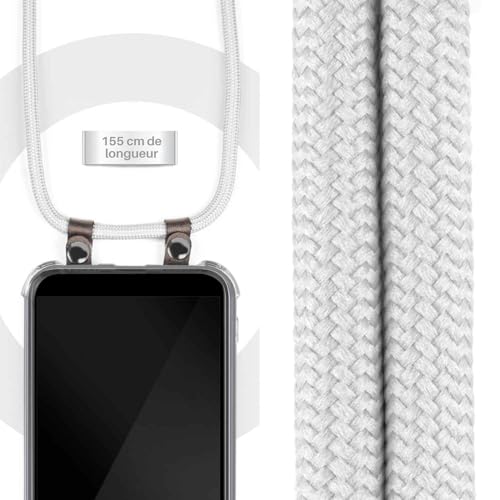 Sangle réglable argent avec coque Samsung S21 Plus chaîne de protection - 3