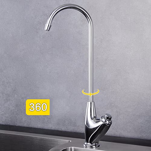 Robinet d'eau potable pure avec finition chrome pour évier moderne - 5
