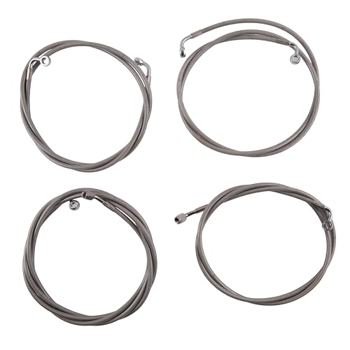 High Lifter Front & Rear Brake Line Kit Compatible with Polaris RZR PRO XP (2020-2026) UTV | Replacements for High Lifter Portal Gear Lift Kits| Includes All Four Brake Lines | Made in the USA