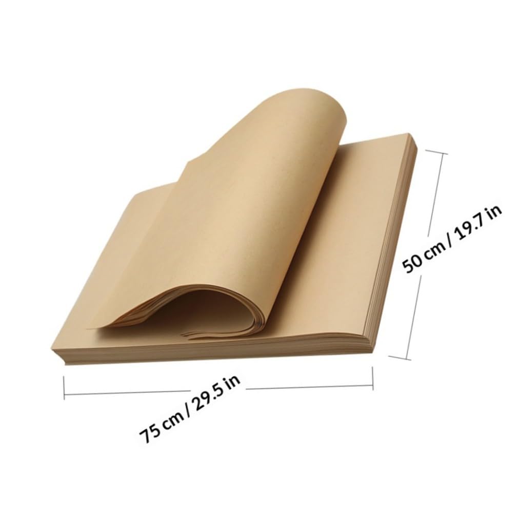 Healeved 40blätter Kraftpapier Geschenkpapier Blumenpapier Verpackung Diy Handwerk Partypapier Umweltschutz Blumenumverpackung Lebensmittelverpackung Einfach Praktisch