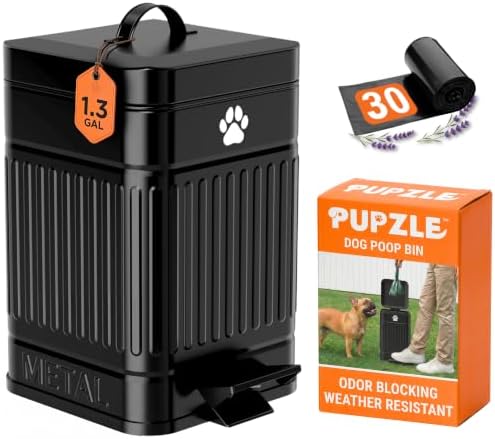 Pupzle Outdoor Trash Can