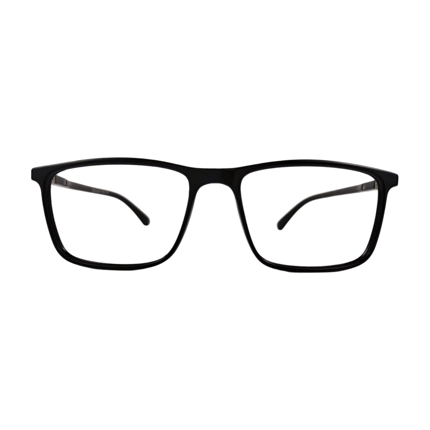 UltraLite ProVision | Spring Sides | Slim & Stylish Eyewear for Professionals | Lightweight | Gamer's First Choice | For Men & Women | FULL Black | Rectangular | Medium | All Day Comfort