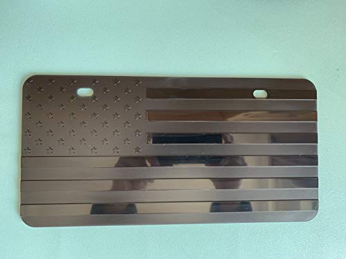 Embossed American Flag License Plate Premium Quality Thick Durable Novelty Usa Patriotic #TOP2
