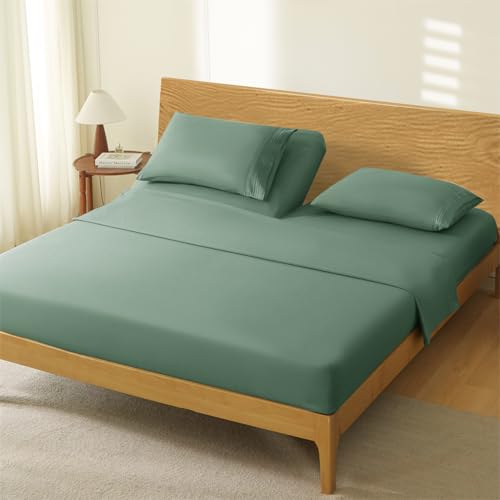 Manyshofu 4 Piece Split Head California King Sheets Sets for...