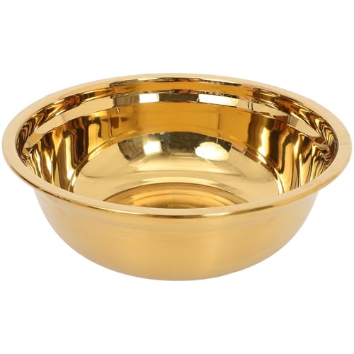 Tazón grueso de acero inoxidable 30 cm para cocina y baño miniatura 1