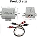 XMSJSIY Car Audio Noise Isolator Filter, 2 Channel RCA Ground Loop Signal Noise Suppressor Filter Eliminator for Amplifier Speaker Car Audio Systems
