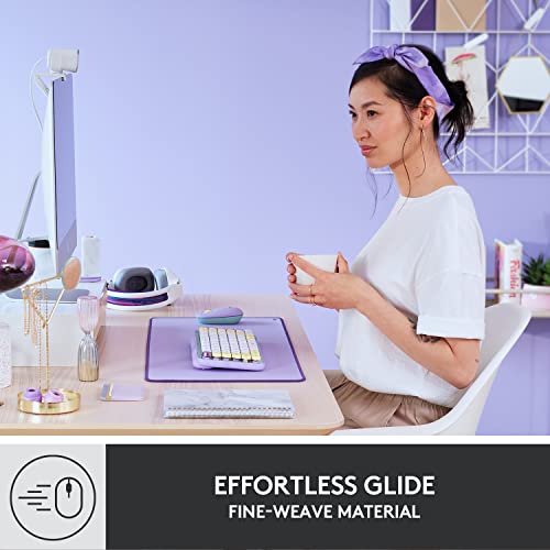 Desk Mat - Studio Series, Multifunzione, Tappetino per Mouse Esteso, Protezione Scrivania da Ufficio con Base in Gomma, Resistente ai Versamenti - Viola - Mousepad - Immagine 4