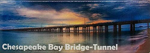 Imán de refrigerador Panorámico Chesapeake Bay Bridge-Tunnel miniatura 1