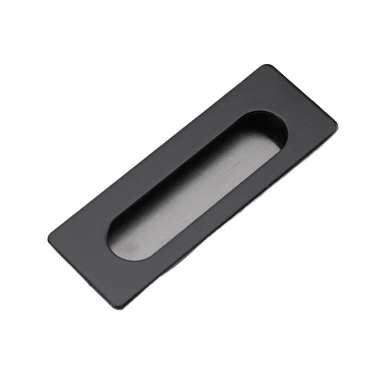 Mohuied 5771 Black Cc3.7inch Recessed Handle Sliding Door Pulls Flush Handles, Recessed Knobs Hardware，Closet For Drawer Cabinet(5771 Black Cc3.7inch)