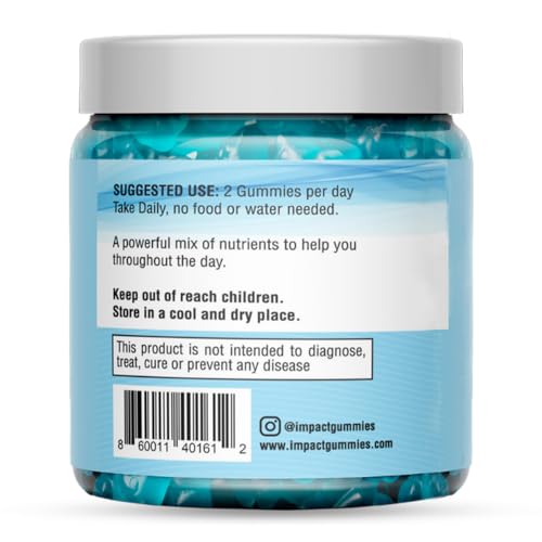 Youth Athletic Gummies – Kids Multivitamin Gummies with Essential Nutrients, Immune & Energy Support, Vegan & Gelatin-Free, Includes Vitamins A, C, B3, B12, Omega-3, Zinc – Ages 5-18