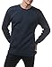 Pro Club Men's Heavyweight Cotton Long Sleeve Thermal Top, Small, Navy