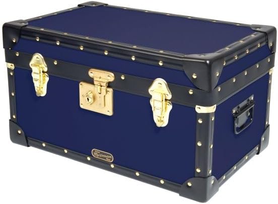 MossmanTuck Box With Flip Lock, Home, School, Office Storage Solution (Navy Blue)