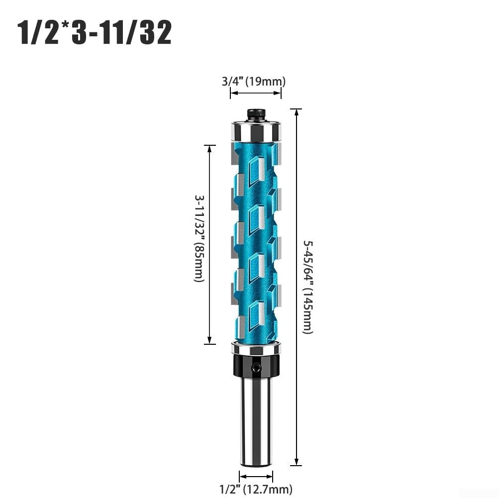 Fresa Dritta con Cuscinetto 1/2" per duro Fresa Dritta con Cuscinetto(85mm)