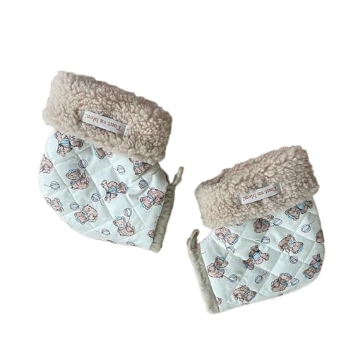 1 Pair Children's Scooter Gloves Cartoon Printed Balance Car Mittens Warm and Soft Hand Muffs for Outdoor Activities4