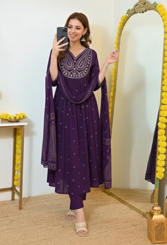 Image of KLOSIA Women Kurta Set|Silk|Regular Fit