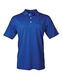 C8 Corvette Next Generation Dry Core Performance Polo Shirt - Officially Licensed by GM (US, Alpha, Large, Regular, Regular, Blue)