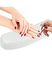 EBANKU PU Leather Hand Pillow Manicure Nail Art Hand Cushion Pillow Soft Sponge Nail Hand Pillow ...