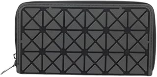 Women's Leather Large Zipper Wallet One Size For Daily Use - Black T4 23