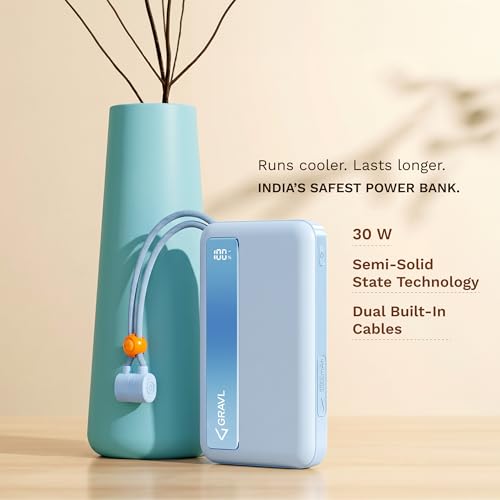 Image of GRAVL Core 30 Semi-Solid State Battery Power Bank 10000mAh 4-Year Warranty