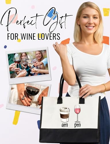 Bolsa tote de lona con cierre para mujeres miniatura 4