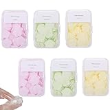 Iensen 600PCS Portable Mini Soap Sheets – Scented Disposable Hand Washing Paper, Travel-Friendly & Water-Soluble Soap for Camping, Hiking & Outdoor Use (Mix)