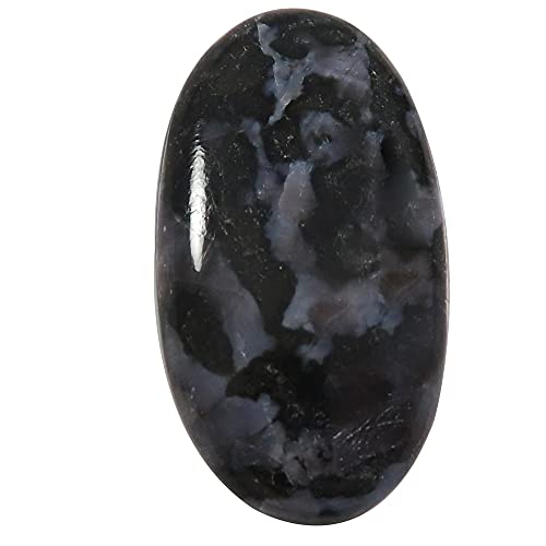 Gemme jaspe naturel cabochon ovale Gabbro Qh24 de 31,9 carats pour bague