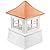 Good Directions 2126WV Windsor Vinyl Cupola, 26" Square x 38" High,White