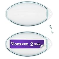 Viоks.pro 2 Stk Lampenabdeckung 100x54mm Ersatz für Lampenabdeckung Dunstabzugshaube Electrolux 5024879600/0 - Glühbirne Abzugshaube & Ersatzteile für Dunstabzugshaube - Zubehör Dunstabzugshaube