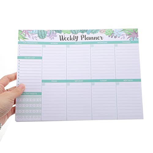 NUOBESTY Nota conveniente Pad Pad multifuncional Memo Pad Planner Planner Notepad Pad Pad