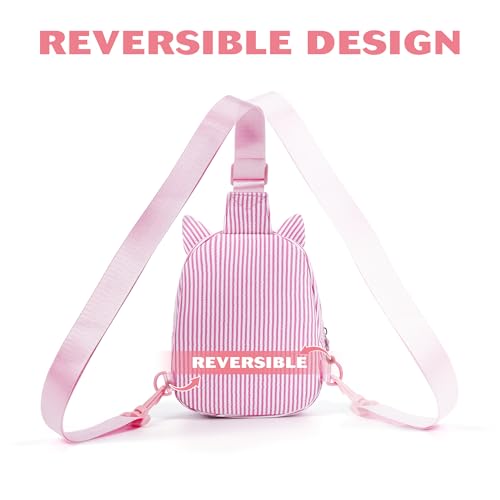 Image of YOOLIFE Little Girls Kids Unicorn Purse Crossbody Bag Birthday Gift, Pink C | Fanny Pack for Little Girls Kids Purse, Birthday Gifts for 2 3 4 5 6 7 8 Year Old Girl Kids Daughter Sister Niece Grandkids