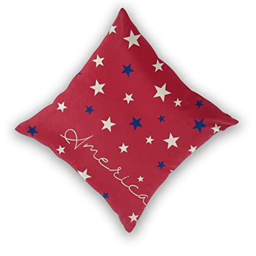Sunshineyan 4Th Of July Pillow Covers 20X20 Set Of 2, Memorial Day American Flag Stars Patriotic Throw Pillows Linen Outdoor Independence Day Decorative Cushion Case For Bed Couch Sofa Home Decor #TOP1