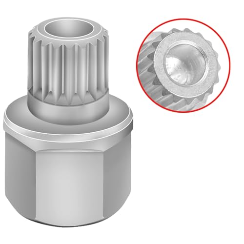 33/17PT Wheel Locking Nut Key - BMW Compatible, Anti-Theft Lug Nut Removal Tool