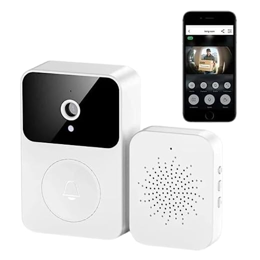 Campainha Inteligente com Câmera HD Integrada, Detecção de Movimento PIR, Alarme de Segurança, Interfone e Wi-Fi, Armazenamento na Nuvem, para Casa e Apartamento - Point Drinks