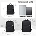 GOLF QUALITY Slim Laptop Backpack for Women, Lightweight Business Backpack for Women Computer Bag Purse for Commuting, Fit 14Inch, Black